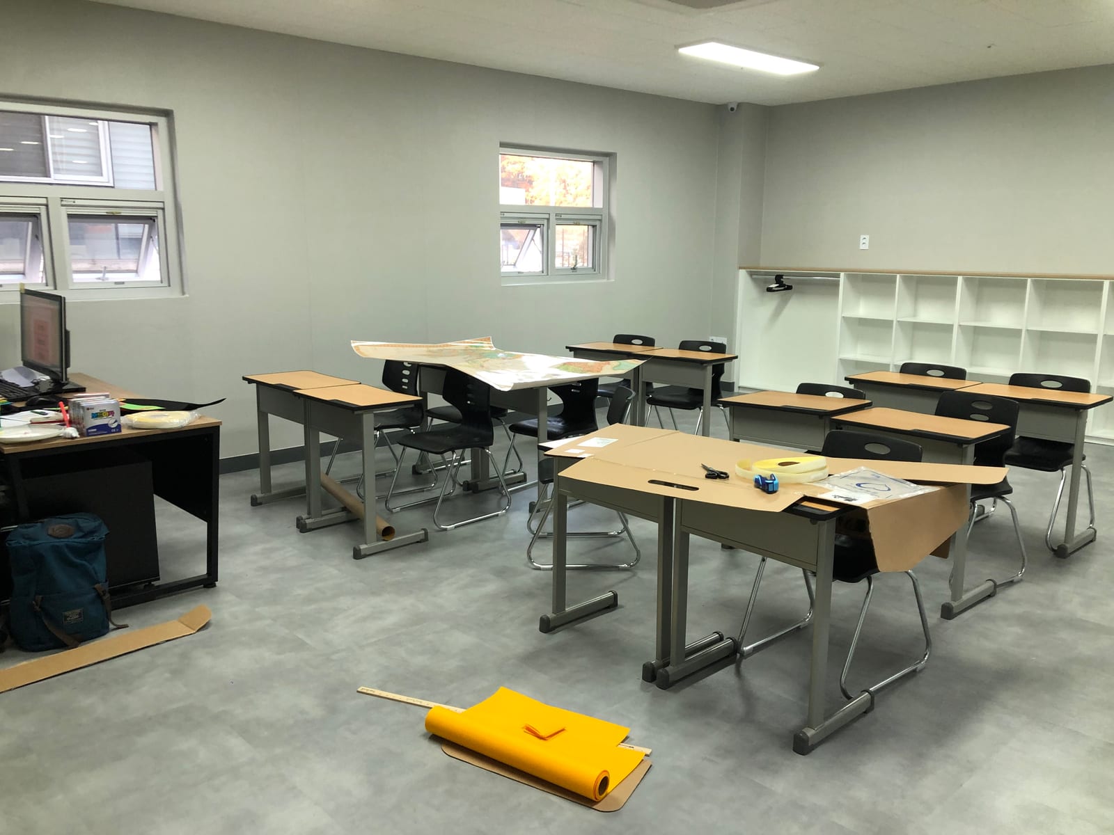남양주 다산동 학교청소 시공 사진